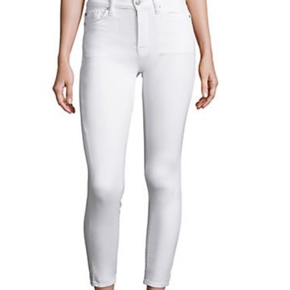 HUDSON JEANS women’s NICO ANKLE JEAN WHITE SIZE 8us/30 BRAND NEW